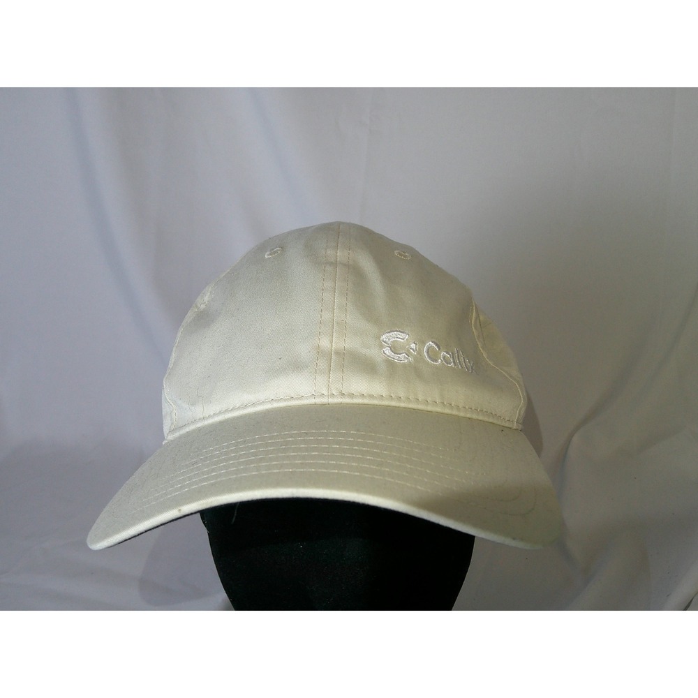 Callaway Lightest Heritage Twill Golf Hat Stone Off White Adjustable Cotton Cap